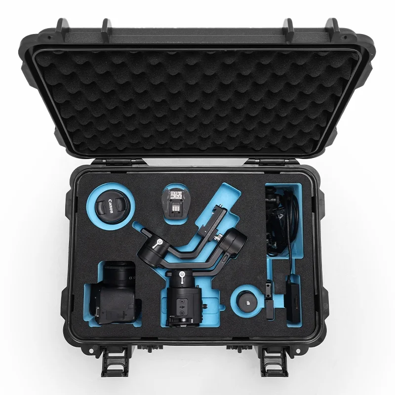

Custom 430 Hard Plastic Camera Equipment Carrying Tool Protective Case with Foam for Stabilizer DJII Ronin-SC