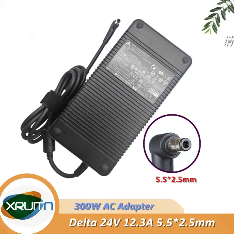 Delta AC Adapter Laptop Charger 24V 12.3A 300W For Dell DA295PSO-01 PA-2 Series LED Monitor Power Supply