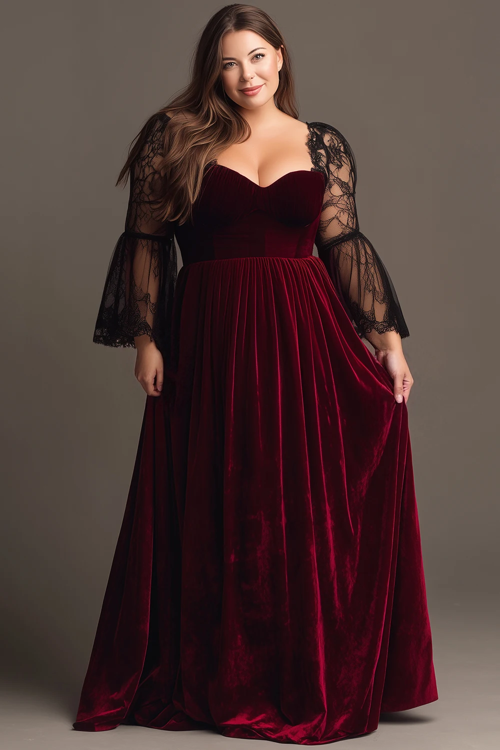 

Plus Size Formal Pink Oblique Collar One Shoulder Ruffle Elegant Satin Maxi Dresses