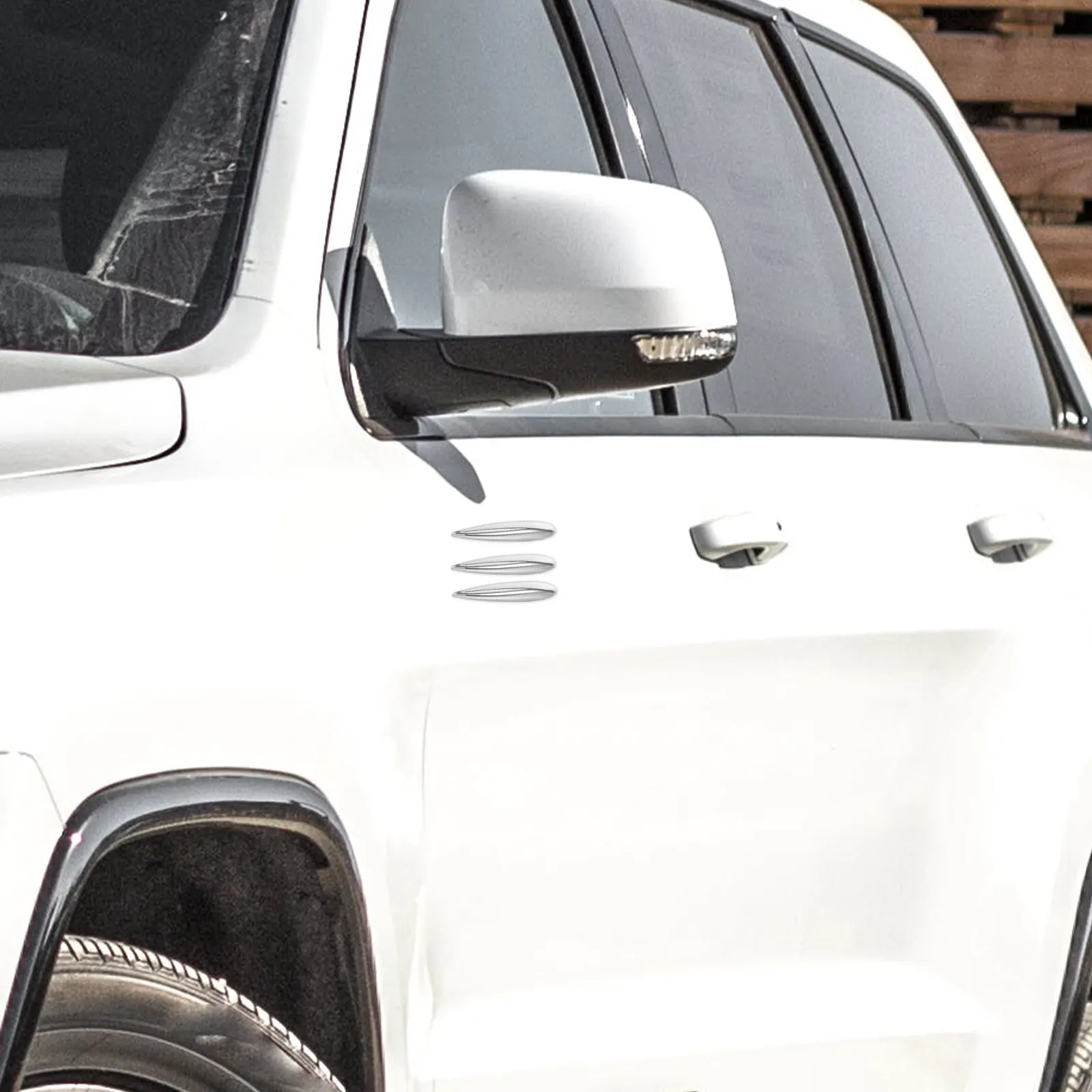 

12Pcs ABS Car Door Edge Guards Anti-Collision Bumper Protector Strips Self Adhesive Trim for Universal Cars Suv Pickup Trucks