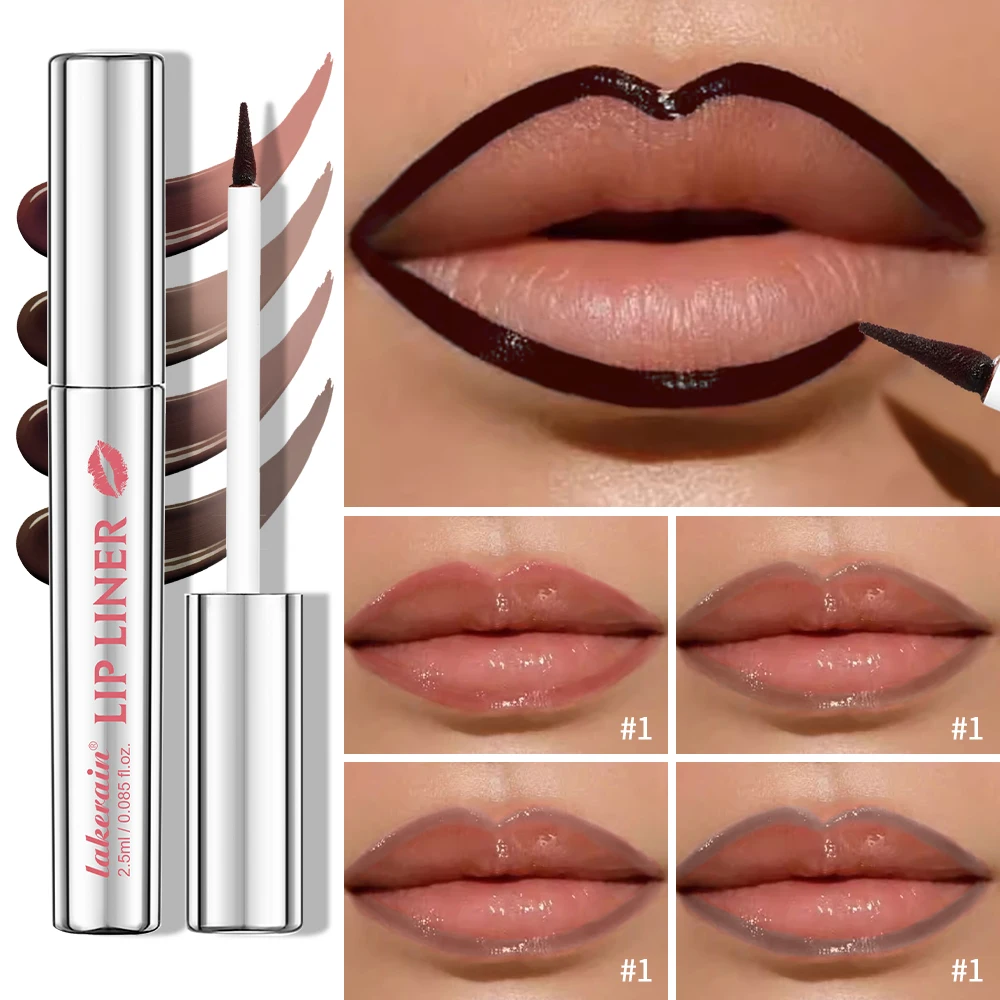 Lakerain Peel Off Lip Liner Matita labbra impermeabile a prova di sbavature Colore a lunga durata Non sbiadisce Idrata Nutrire il trucco del contorno delle labbra