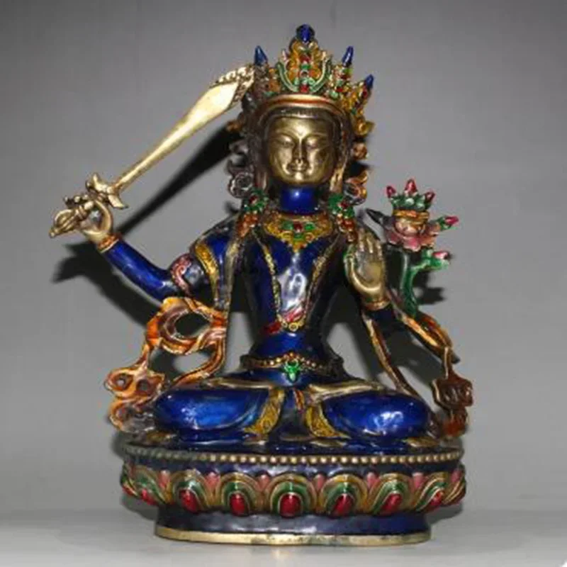 Ruddism Hand Engrating Bran arm body body modhisattva Manjusri muddha statue