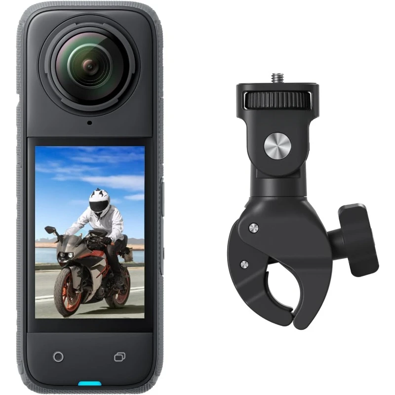 8K Waterproof 360 Action Camera, 4K Wide-Angle Video, Invisible Selfie Stick, Removable Lens Guards, 135 Min Battery Life