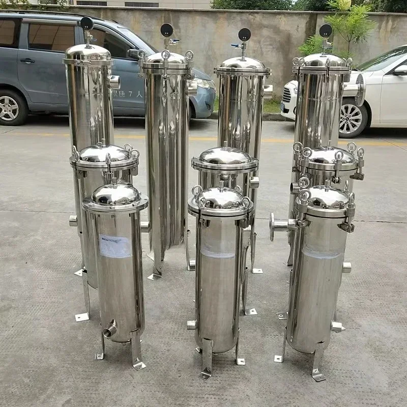 Top Quality Sediment Bag Filter Housing FilterFilter Bag Container with  flange connection