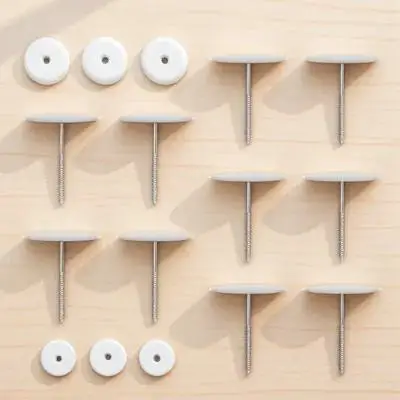 

10Pcs Odorless Reusable Stainless Steel Flower Nails for Cake Decorating Cupcake Decoration Baking Supplies DIY Cake Accessories