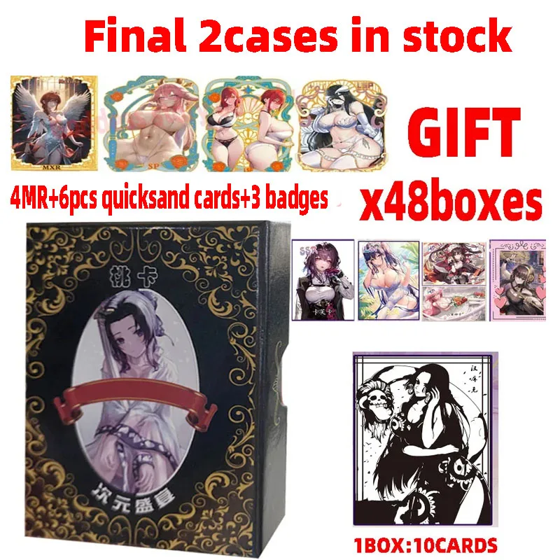 

2024 Goddess Story Cards Peach Card imensional Feast Waifu Sexy Girl Party Feast Booster Box Doujin Toy Hobbies Gift