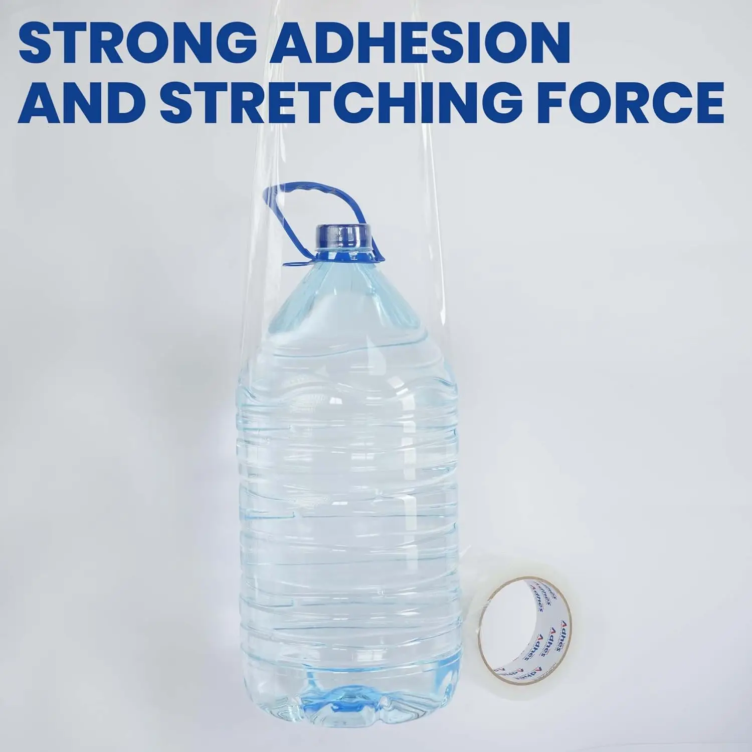 شريط تعبئة بدون ضوضاء 2.6 مل، 48 مم × 100 م، شريط تعبئة صامت عالي التحمل للتحريك والتخزين والتغليف