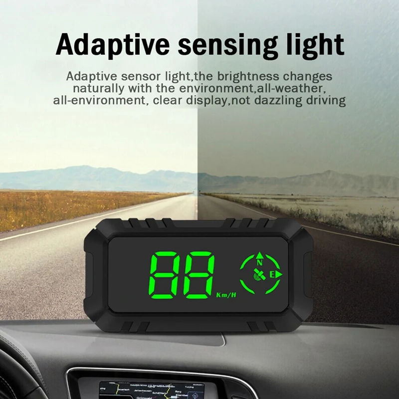 G7 Universal Car HUD Black HUD Plastic HUD Car GPS Head-Up Display Speed Guide Flat Meter Car Supplies