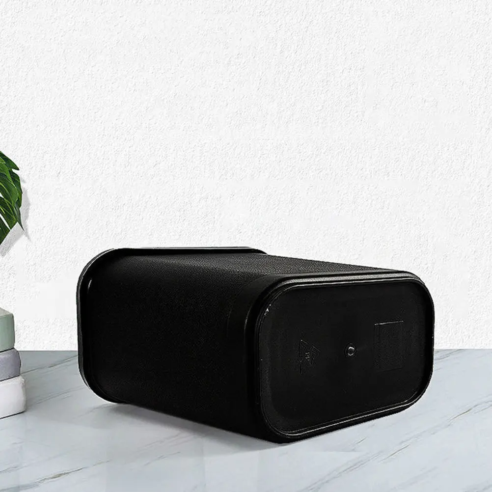 

1Pcs Flame Retardant Waste Container Plastic Trash Bin Multi Function Garbage Storage Bucket Office Home Use Office Trash Can