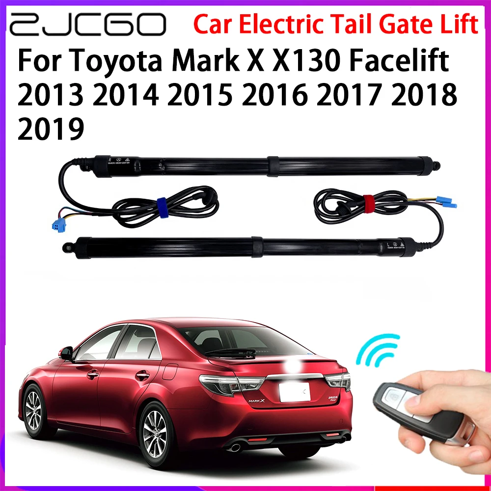 

ZJCGO Car Automatic Tailgate Lifters Electric Tail Gate Lift Assisting System for Toyota Mark X X130 Facelift 2013~2019