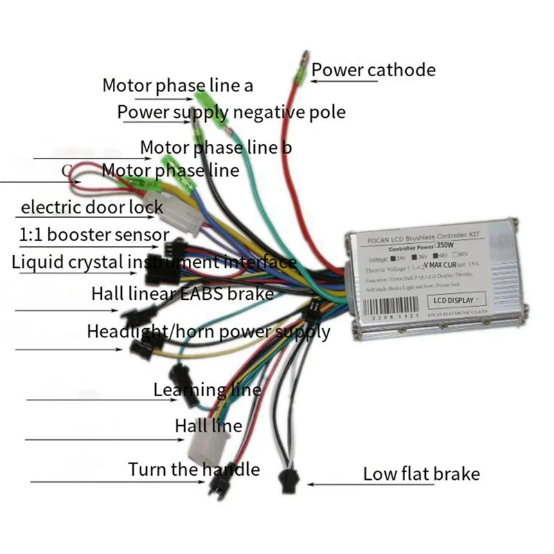 

2525 + 24 В/36 В/48 В 350 Вт 18A двухрежимный контроллер для электровелосипеда и дисплей SW900 Ebike для/электрических велосипедов, аксессуары для велосипеда