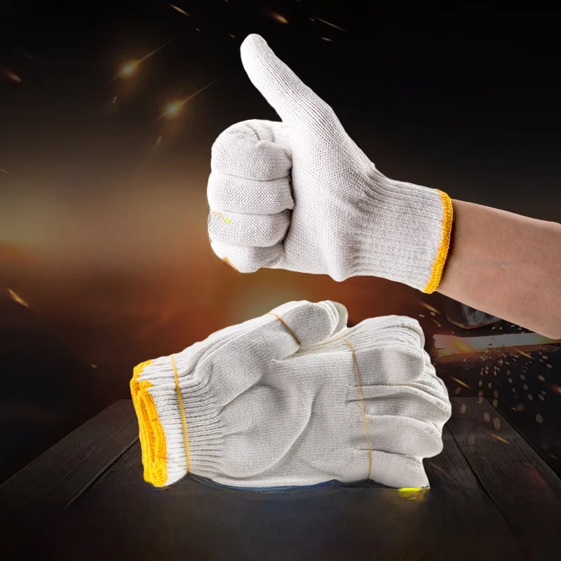 

Перчатки рабочие из нейлона и хлопка, защитная одежда, прочные, для работы на открытом воздухе, всесезонные, универсальный размер