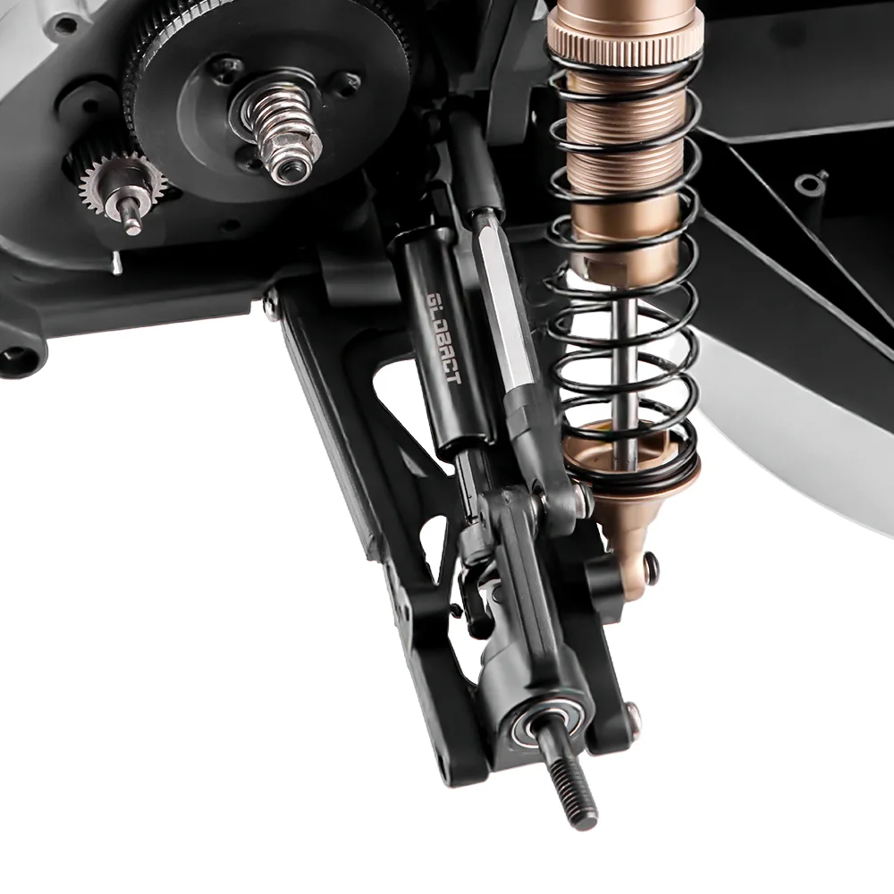 GLOBACT 1144 Steel CVD Driveshaft Front & Rear Drive Shafts Heavy Duty Axles Set for Traxxas Slash/Rustler/Stampede/Hoss VXL 2WD 4X4 1/10RC Truck Upgrade Parts Replace #6852 (4PCS) - view 8