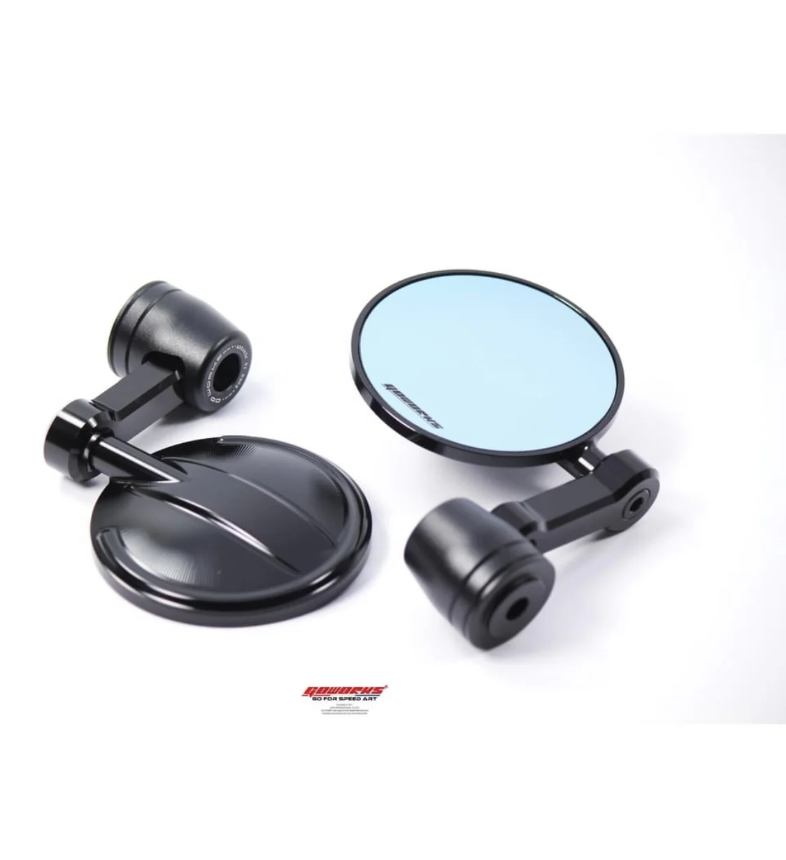 

Rearview Sleek Universal 7/8" Bar End CNC Motorcycle Rearview Mirrors Universal Handlebar Mirror (Cafe Racer)