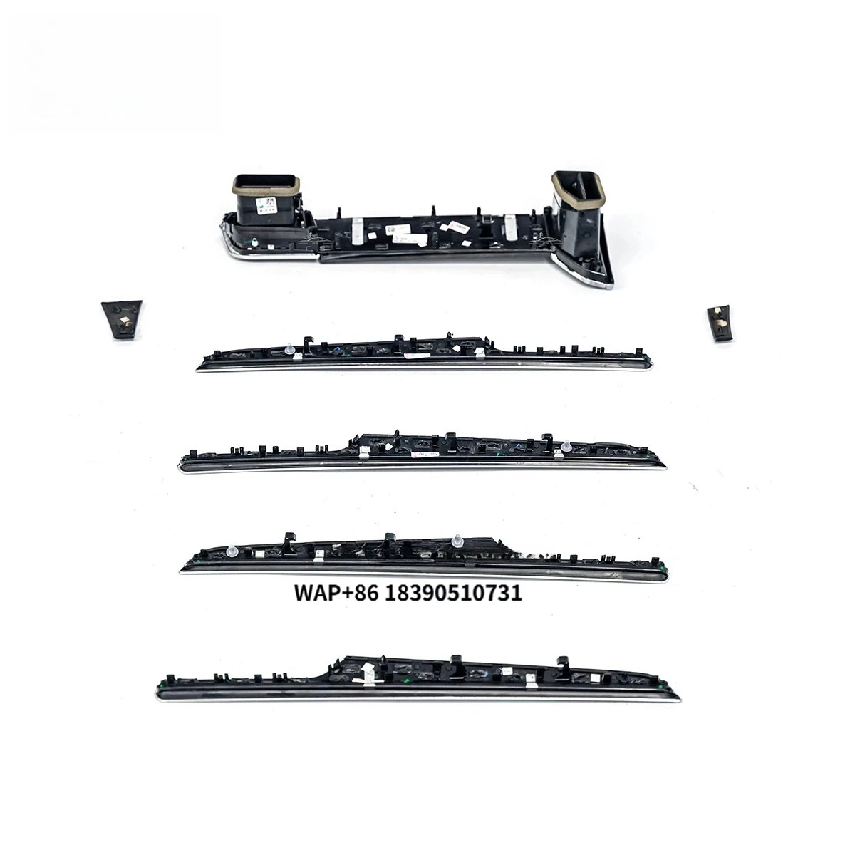 

Dry Carbon Fiber Car Center Console Panel Cover Door Panel Center Gear Shift Trim 10PCS for Macan 2014-2023