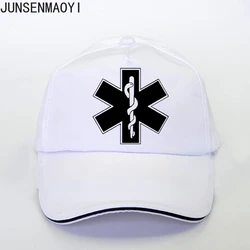 EMT Emergency Ambulance Print Baseball cap Brand hip hop cap high summer Men women Unisex adjustable snapback Trucker hat