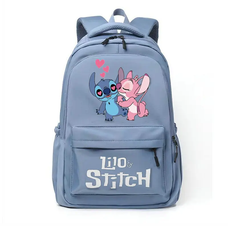 Disney Lilo And Stitch Backpack Cartoon Book Bags Boys Girls School Bag Laptop Rucksack Cartoon Anime Knapsack School Gifts