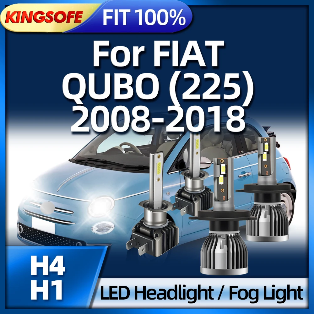 

KINGSOFE 110W 26000LM H4 LED Car Headlight H1 Fog Light For FIAT QUBO 2008 2009 2010 2011 2012 2013 2014 2015 2016 2017 2018