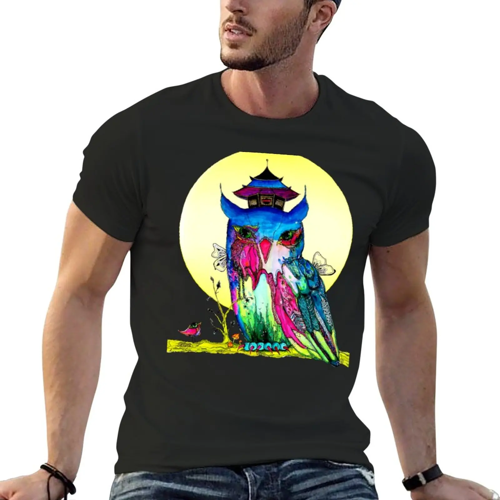 

New Owl T-Shirt kawaii clothes new edition t shirt t shirt for men