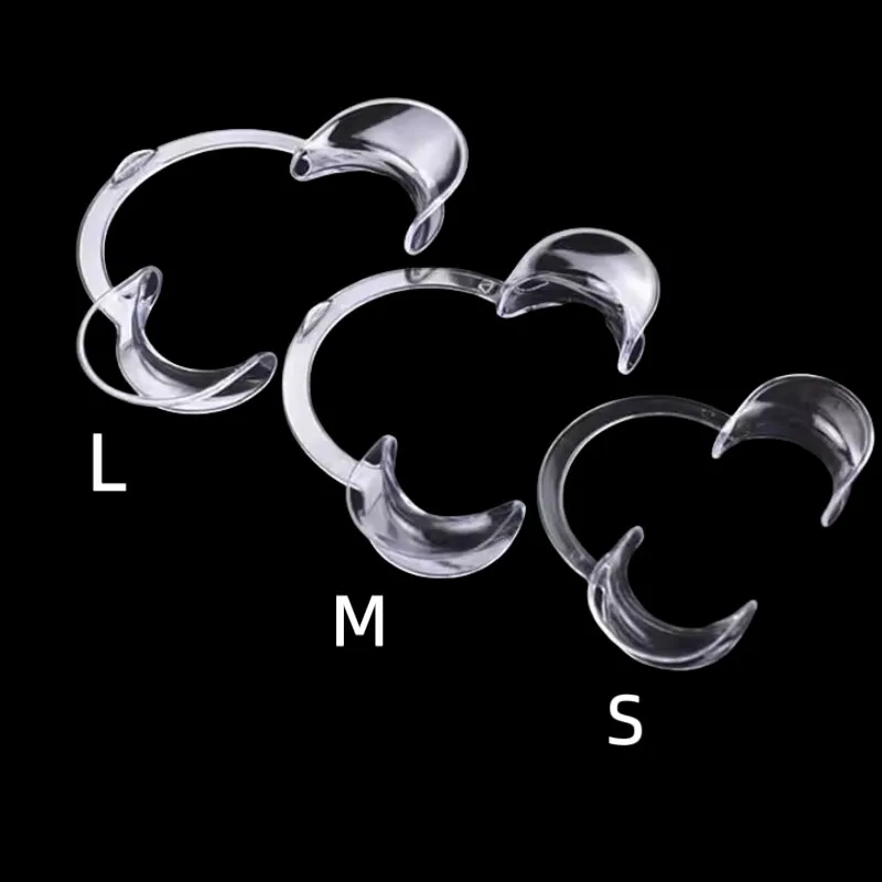 10pcs/bag C-Shaped Dental Cheek Retractors LMS Mouth Opener Teeth Treatment for Repairing Lip Oral Clean Opener Dentist Supplies