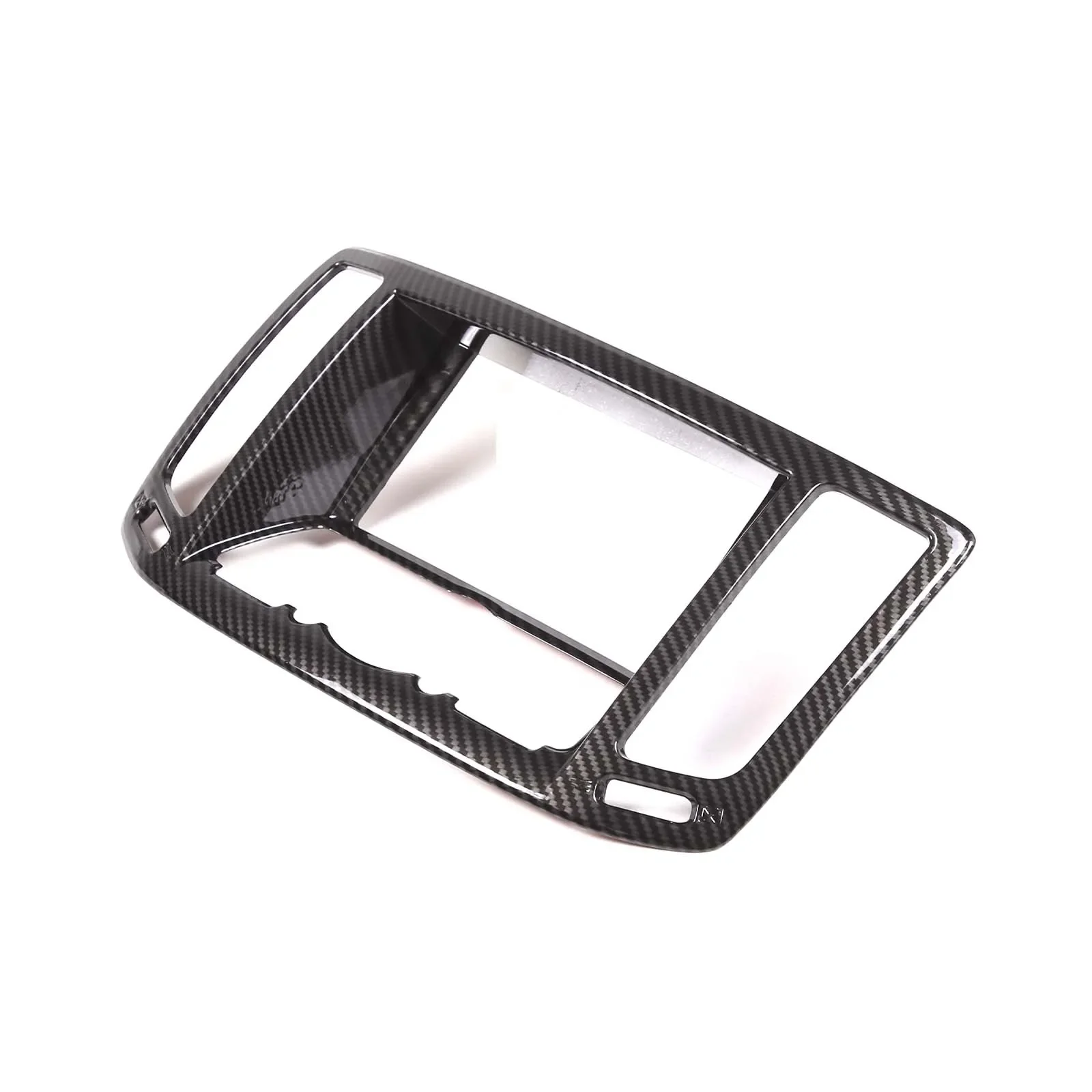 

For Infiniti G25 G37 2010-2013 Accessories ABS Carbon Fiber Car Center Air Vent Navigation Frame Trim Sticker