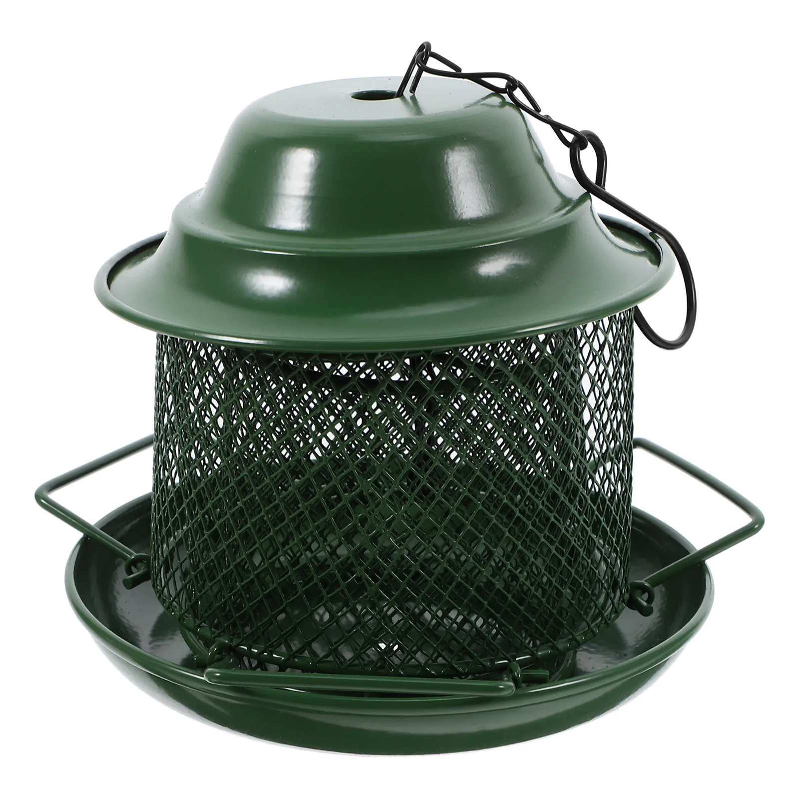 

Feeder for Outdoor Garden Balcony Patio Single Layer Square Hanging Hook Mesh Feeder Large Bird Feeders for Outdoors