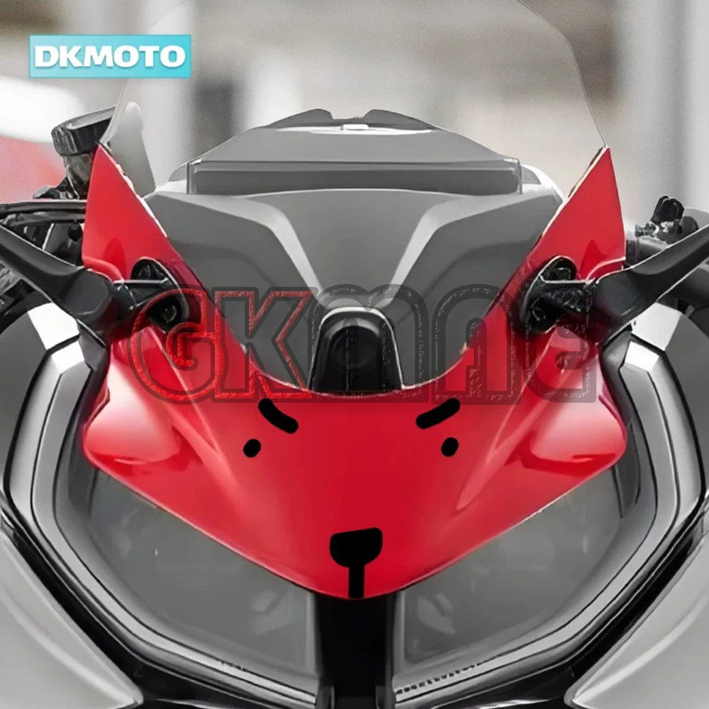 Fit For QJMOTOR SRK421RR Motorcycle Front Fairing Sticker Decal Scratch Resistant Waterproof UV Resistant Decorative Sticker