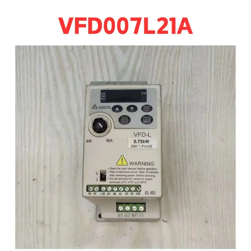 second-hand     inverter    VFD007L21A     Test passed     Fast Shipping