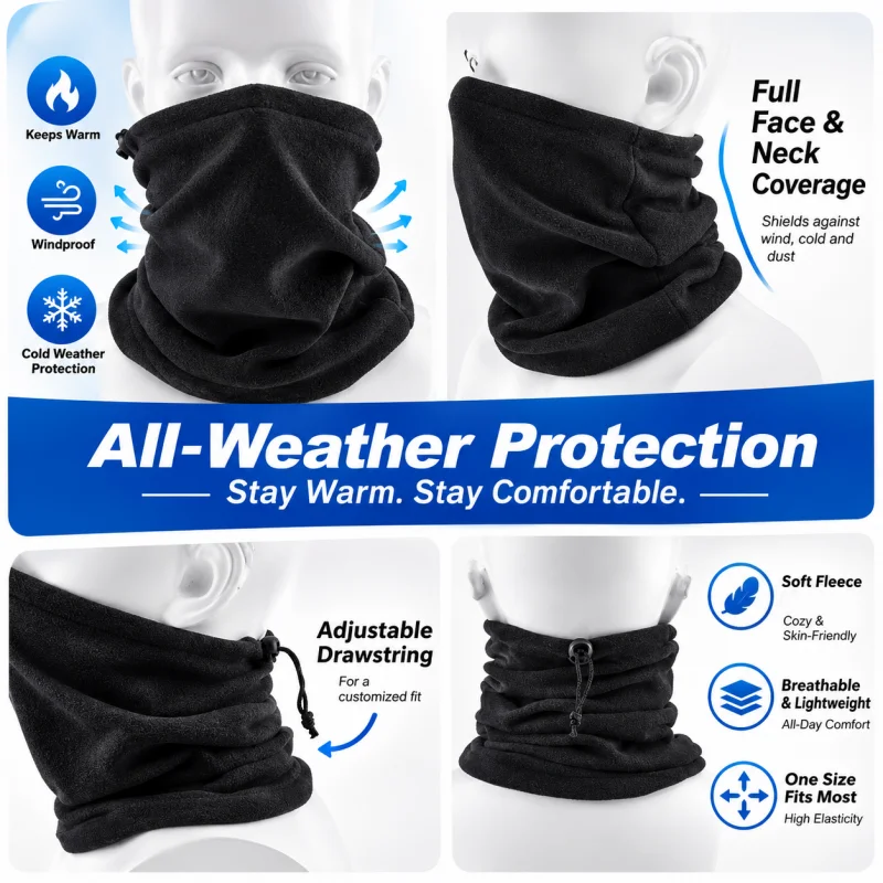 Wiatroodporna, polarowa osłona – Neck Gaiter Fleece recenzja i cena