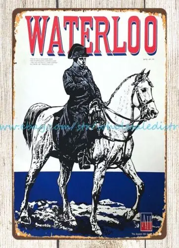 contemporary kitchen metal wall art 1978 WATERLOO Board Game metal tin sign