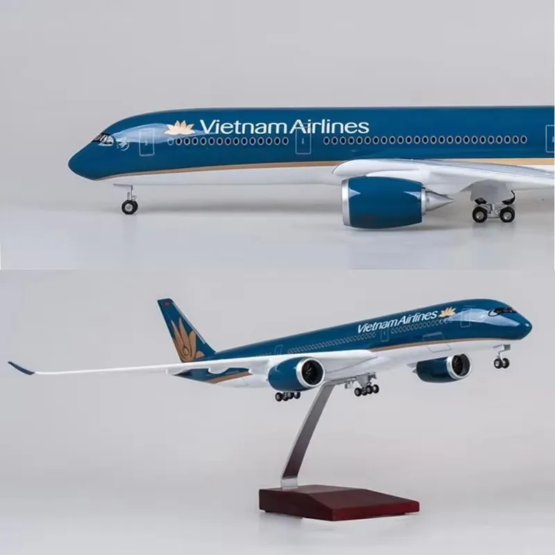 New 1:142 scale 47CM Airbus A350 Vietnam Airlines model aircraft Collection gift