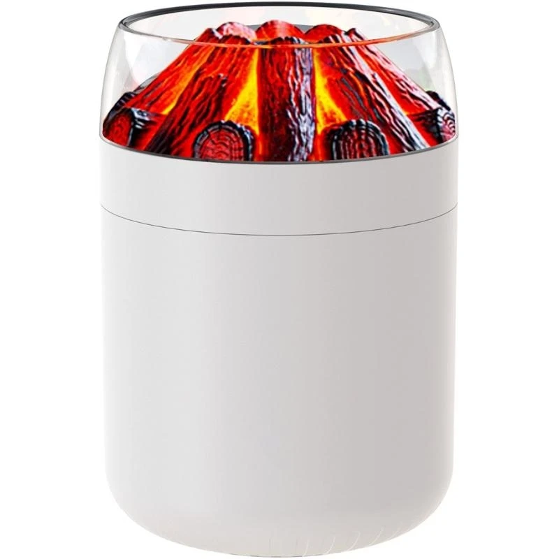 يوفر مرطب تأثير الحطب مع سعة 500 مل أجواء ورطوبة مهدئة لغرفة النوم وغرفة المعيشة