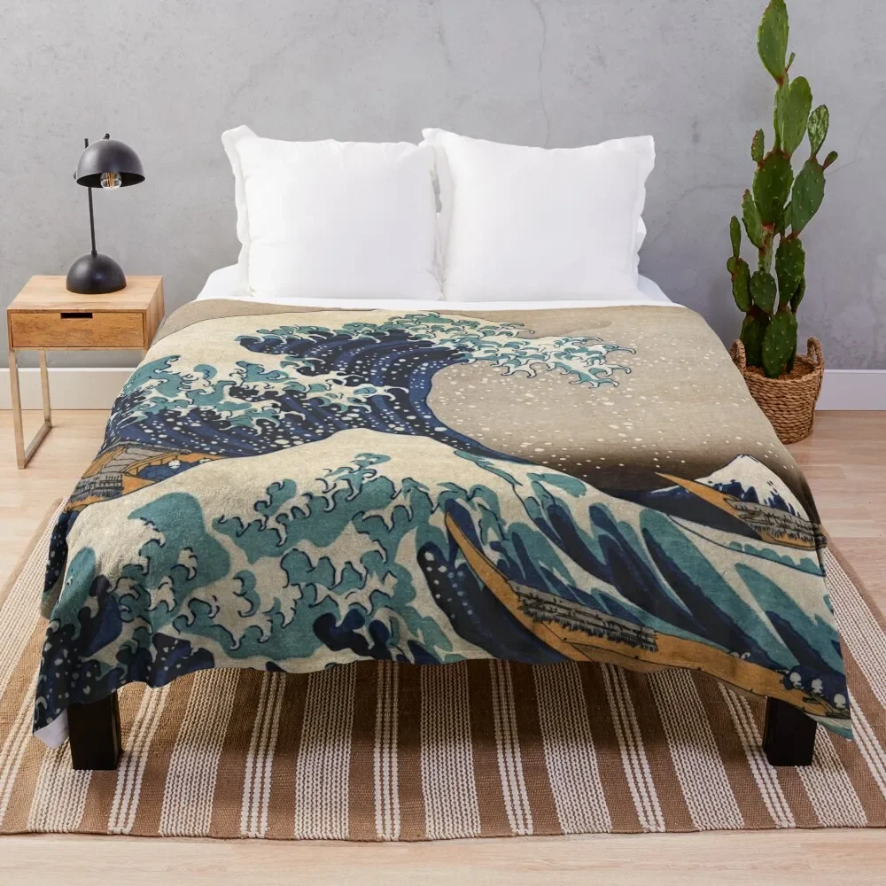 

The Great Wave off Kanagawa Throw Blanket For Baby Baby Designers Blankets