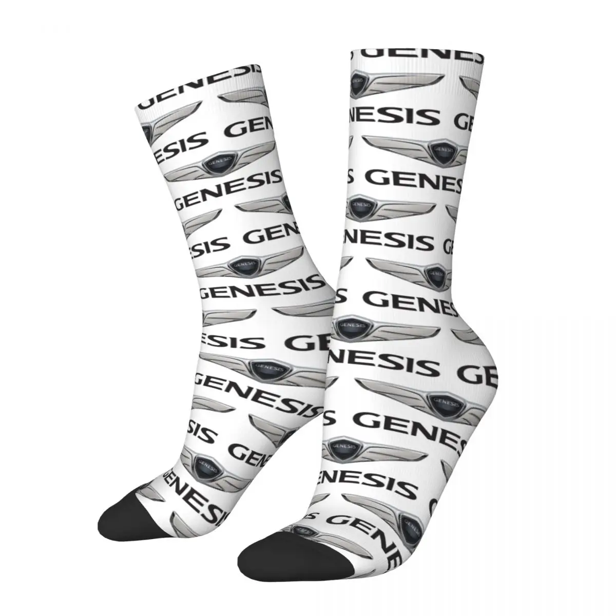 

Genesis Logo Socks All Season Long Socks Accessories for Man's Woman's Gifts