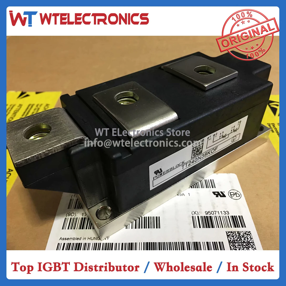 

Genuine TT240N38KOF Thyristor Module TT240N38KOF