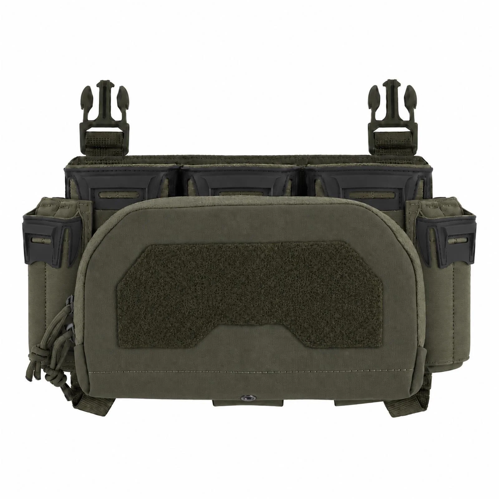 Tactical Chest Rig Set Triple 5.56 Magazine Placard Pouch2 Side Utility Pouches Front Admin Pouch Adapter for Airsoft Vest