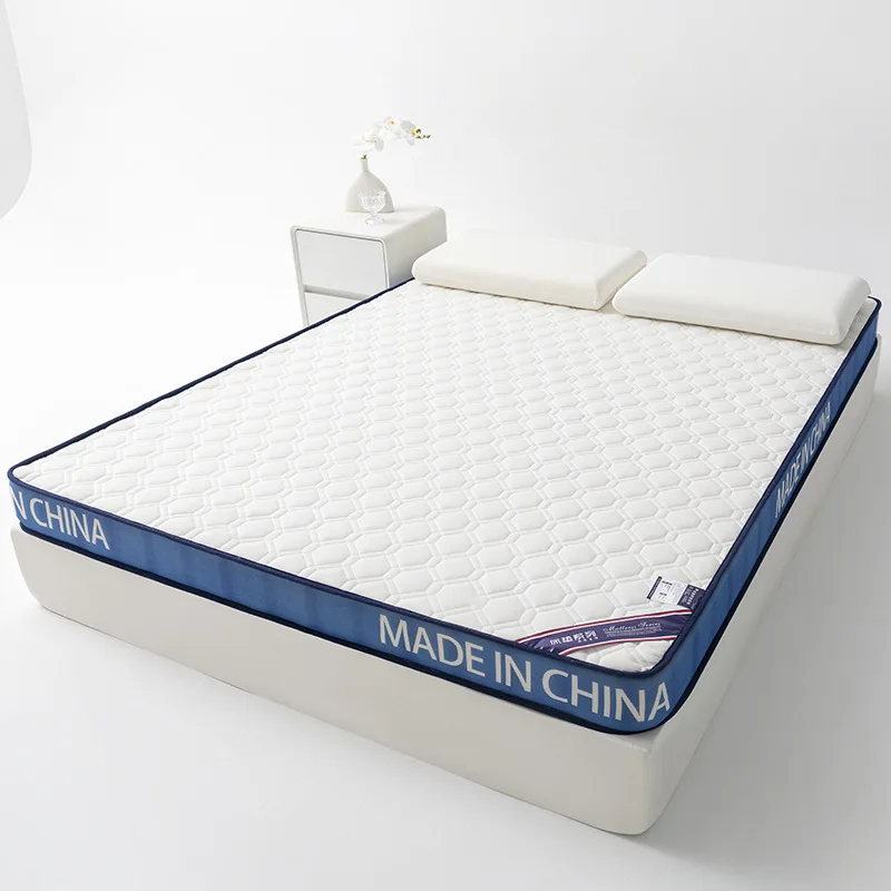 Custom Natural Latex Cushion 6cm Foldable Anti-bacterial Skin comfort Breathable Bed Memory Cotton Mattress