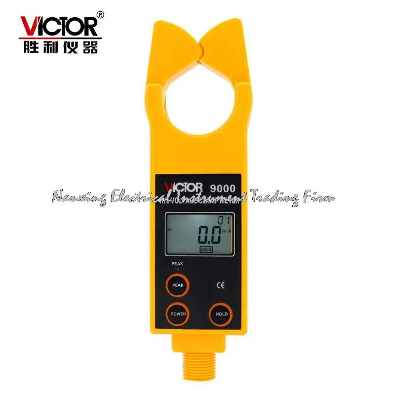 

Fast arrival High and low voltage AC current tester creepage test AC current VICTOR 9000 VC9000 digital clamp meter