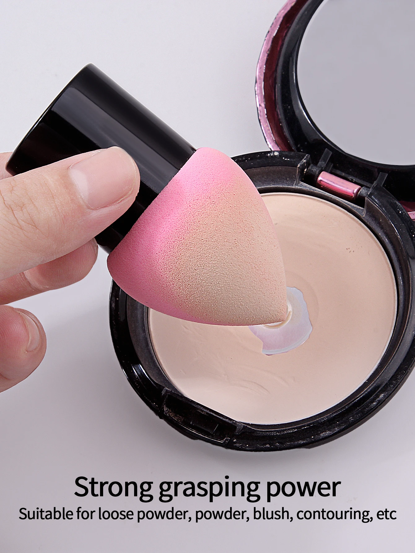 2pcs Mushroom Brush Water Drop Makeup Egg Makeup Sponge Powder Puff Delicate Non Powder Makeup Egg Wet and Dry Dual Use