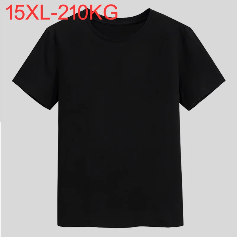 High quality summer spring Men T-Shirt short Sleeve tees Cotton Large Size big 8XL 9XL 10XL 14XL 15XL loose tshirt tops 52 54 56