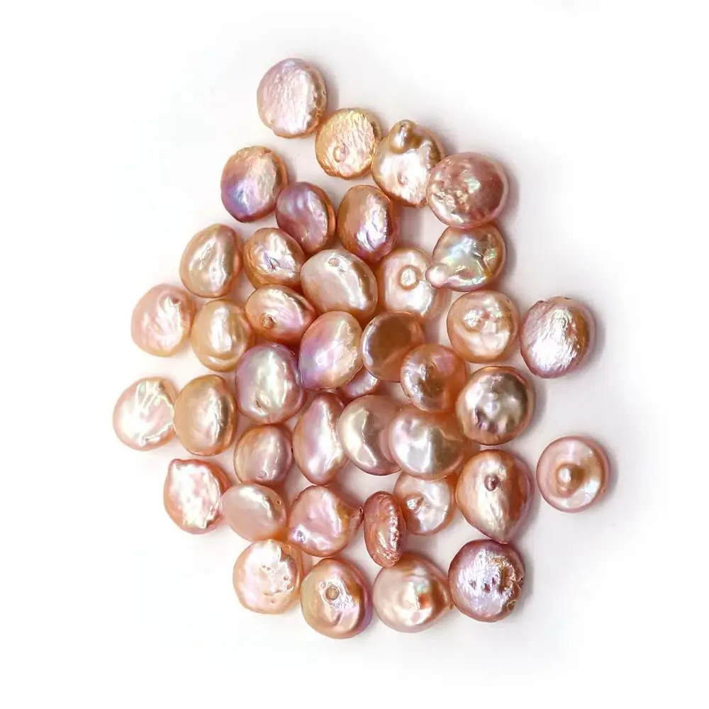 

Irregular Orange Natural Freshwater Pearl Beads 15x15mm Baroque Pearl Straight Hole Loose Bead Jewelry Accessory 5pcs Wholesales