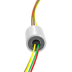 1PCS Electric Wire Rotary Connector for Anchoring Fish Wheel Slip Ring Visual Fishing Reel Rotation Joint Conductive Slipring