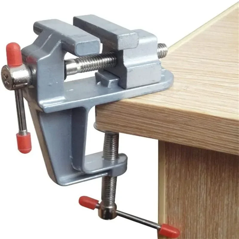 Vise Bench Aluminum Mini Hobby Bench Clamp Durable Diy Portable 30mm Tools Table Small Craft Vise Jewelers Woodworking Clamp ???