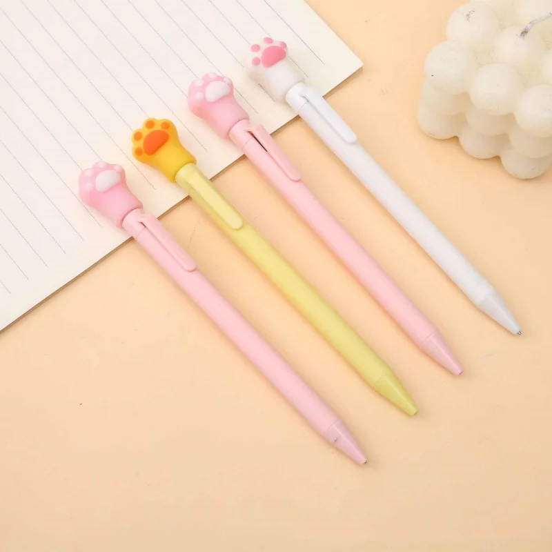 36pcs/lot Kawaii Cat Paw Mechanical Pencil Cute 0.5/0.7MM Drawing Writing Automatic Pen School Office Supplies