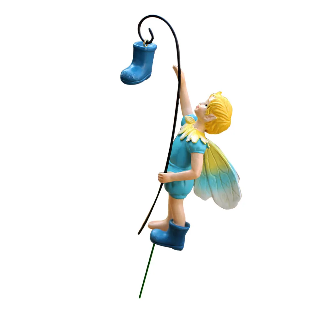 Premium Resin Elf Sculpture Garden Home Decor Statue Outdoor Indoor Landscape Decoration Elegant Craftsmanship Fade Proof Shape