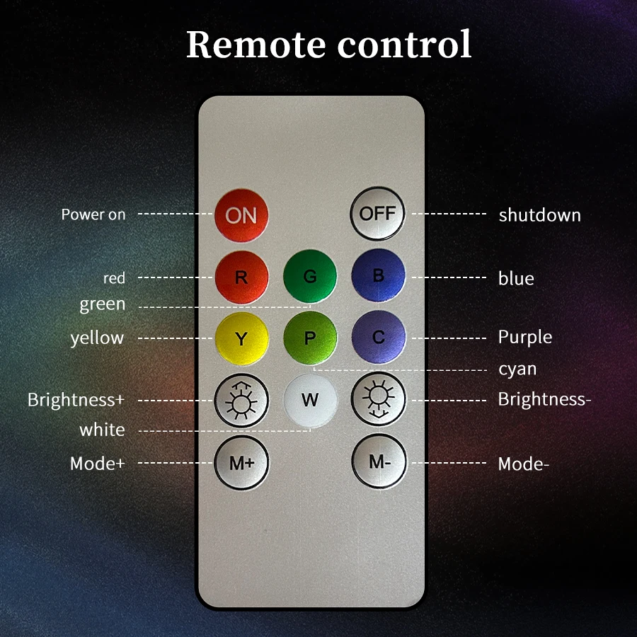 USB Sunset Lamp Night Light with Remote Control RGB Colorful Ambient Light for Holiday Party Lighting Selfie Bedroom Room Decor