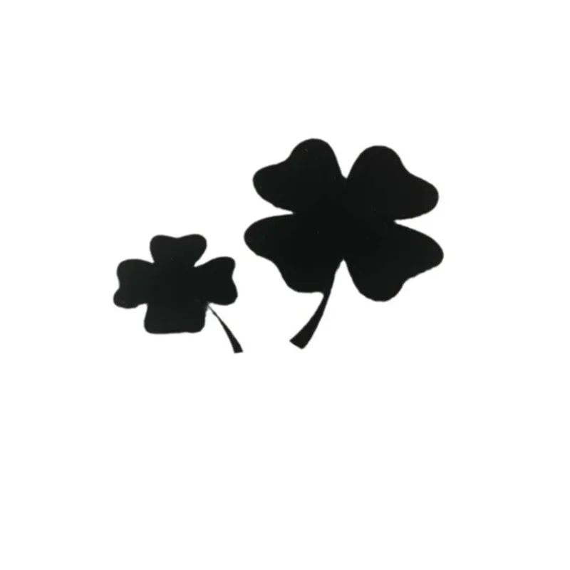 สติ๊กเกอร์ติดรถ Four-Leaf Clover Body ตกแต่งสติกเกอร์สะท้อนแสงฝาครอบรอยขีดข่วนสติกเกอร์การปรับเปลี่ยนบุคลิกภาพ Auto Parts