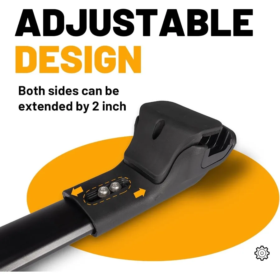 Поперечные перекладины багажника на крышу 220 фунтов, совместимые с Honda Pilot 20232025 Sport TrailSport Touring Elite, не для LX EXL, регулируемые Alumi