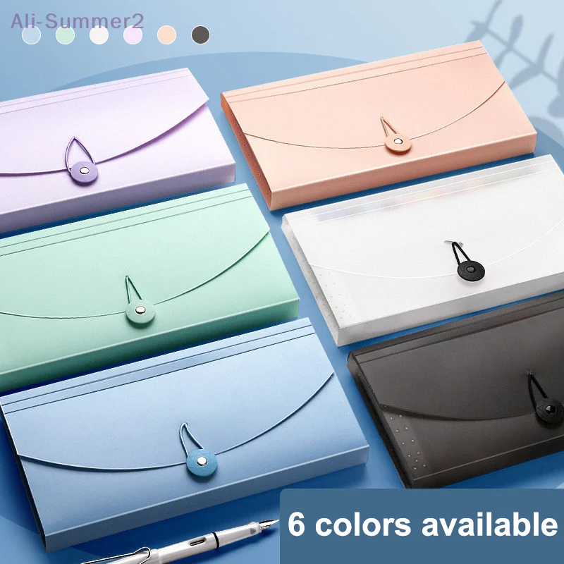 13 Pockets Expanding File Folder Accordion Document Organizer Check Receipts Bill Card Ticket Holder Expandable PP Wallet Case