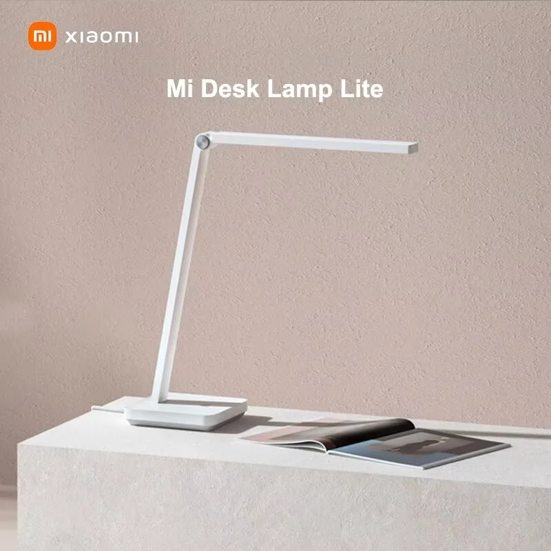 Xiaomi mijia candeeiro de mesa lite mi led lâmpada dobrável proteção para os olhos 4000k 500lumens escurecimento luz da noite